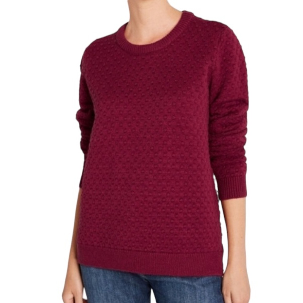 Modcloth Excellent Example Textured Sweater Red size XL - Picture 13 of 13
